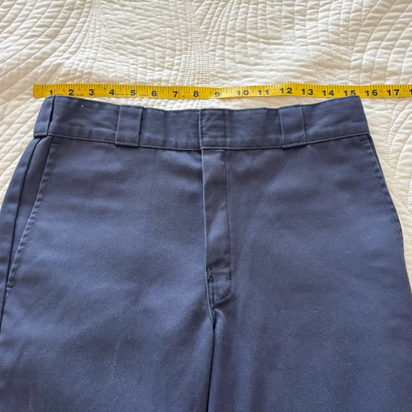 Dickies 874 Original Fit Work Pants 30x34 Navy Straight Leg Uniform Classic - Picture 8 of 10